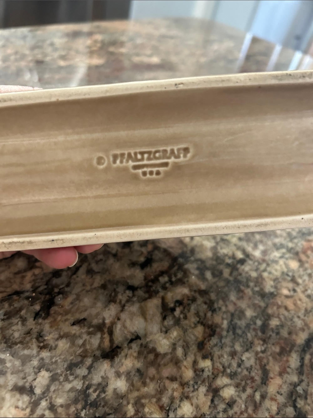 Pfaltzgraff Beige Ceramic Tray - Picture 2 of 8
